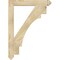 Ekena Millwork Merced Arts & Crafts Rough Sawn Bracket, Douglas Fir, 4"W x 32"D x 44"H BKT04X32X44MRC03RDF - alternate 3